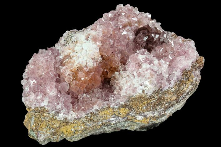 Cobaltoan Calcite Crystal Cluster - Bou Azzer, Morocco #108749